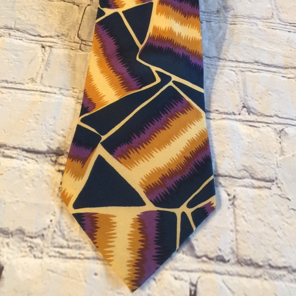 MILANO 100% SILK ABSTRACT MENS TIE
